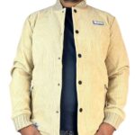 جاكيت رجالي مخمل بيج