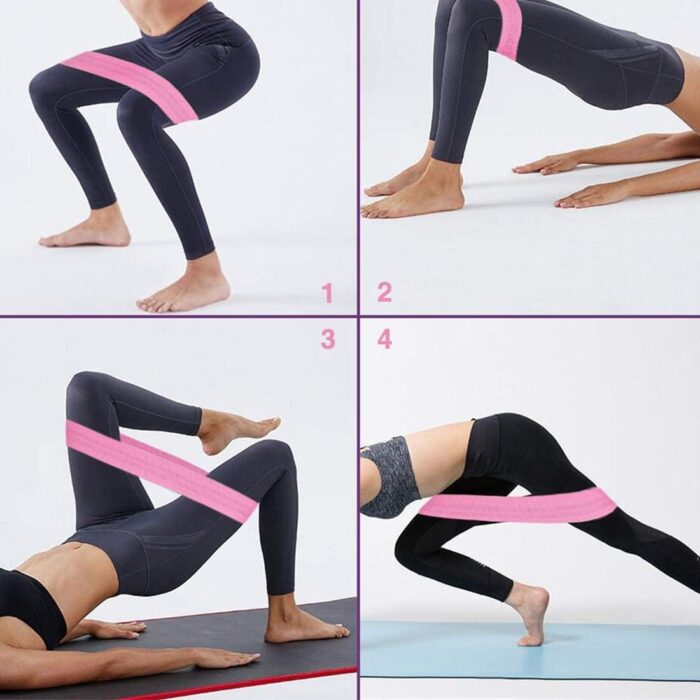 ⁦حزام مقاومة رياضي ساكسفوكس 3قطع⁩ - الصورة ⁦3⁩