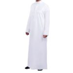 ثوب الأصيل رجالي أبيض 53-62
