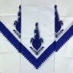 ⁦غترة بروجيه شتوي مطرز - 2⁩ - الصورة ⁦3⁩