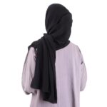 طرحة نسائي اسود ساده