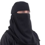 نقاب طويل بغطاء للعيون