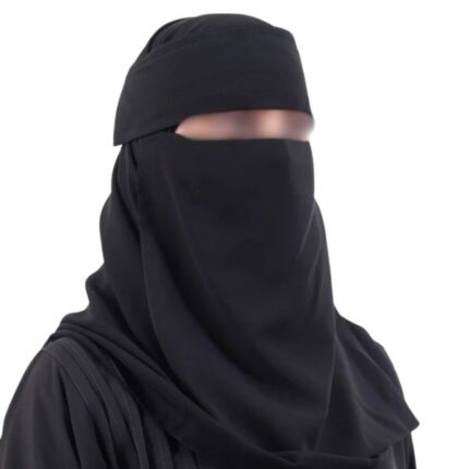 نقاب طويل بغطاء للعيون